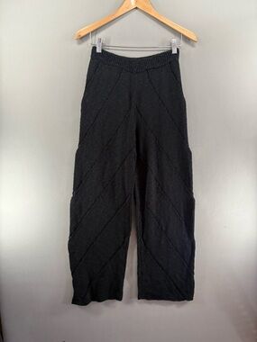 Sabo Women Knit High Waist Black Size Small Lounge Relax